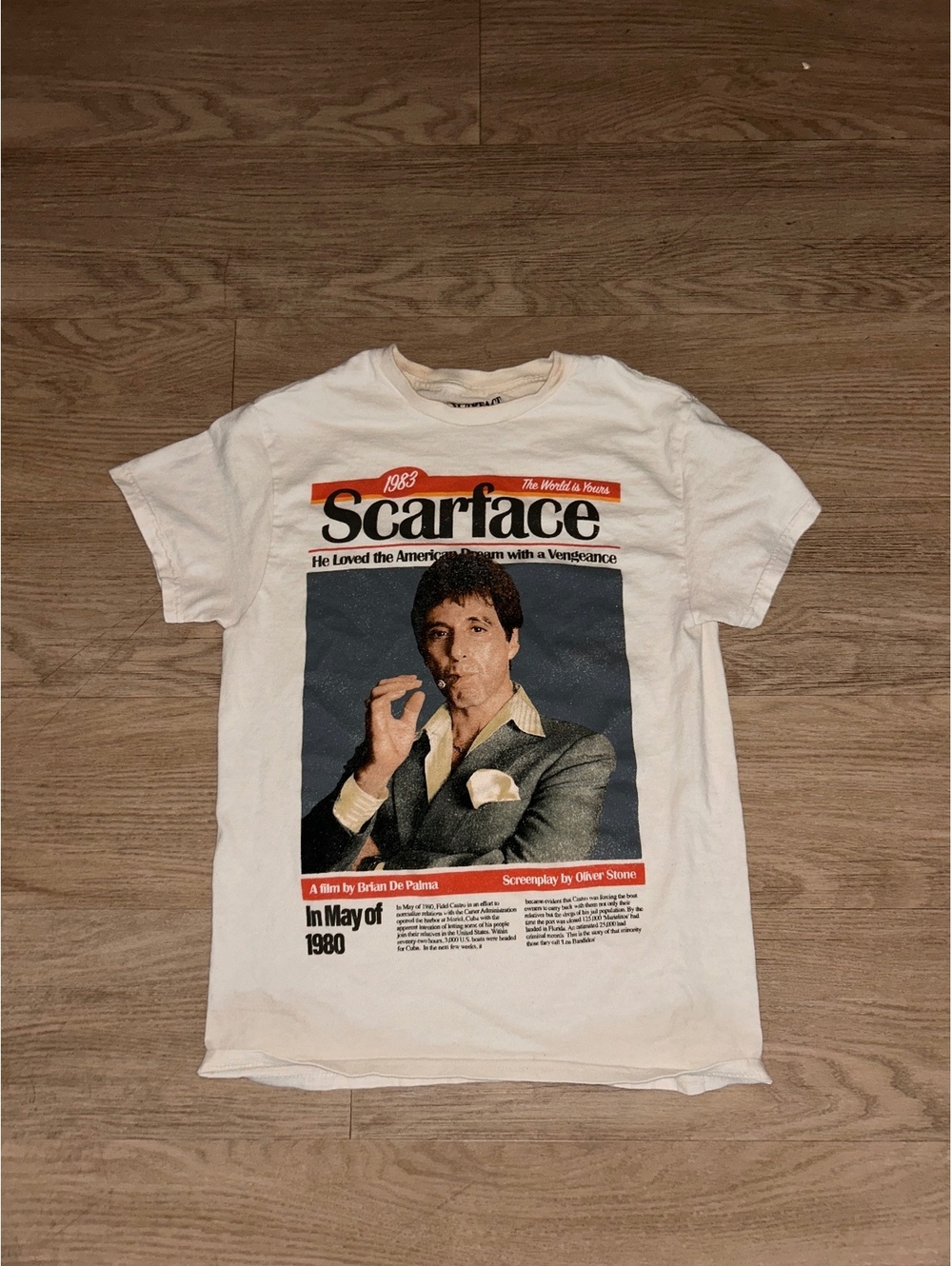 Vintage Scarface Movie Graphic T-Shirt
